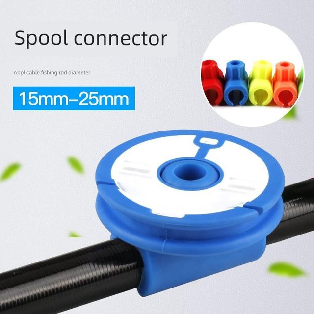 Fishing rod universal fishing line storage device spool connector silicone rod storage ring fishing line plate winding device fishing tool