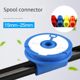 Fishing rod universal fishing line storage device spool connector silicone rod storage ring fishing line plate winding device fishing tool