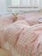 Princess Style Girls Heart Four-Piece Set Partial Cotton Pure Cotton Pink Lace Quilt Set Door Bed Single Bed Three-Piece Set