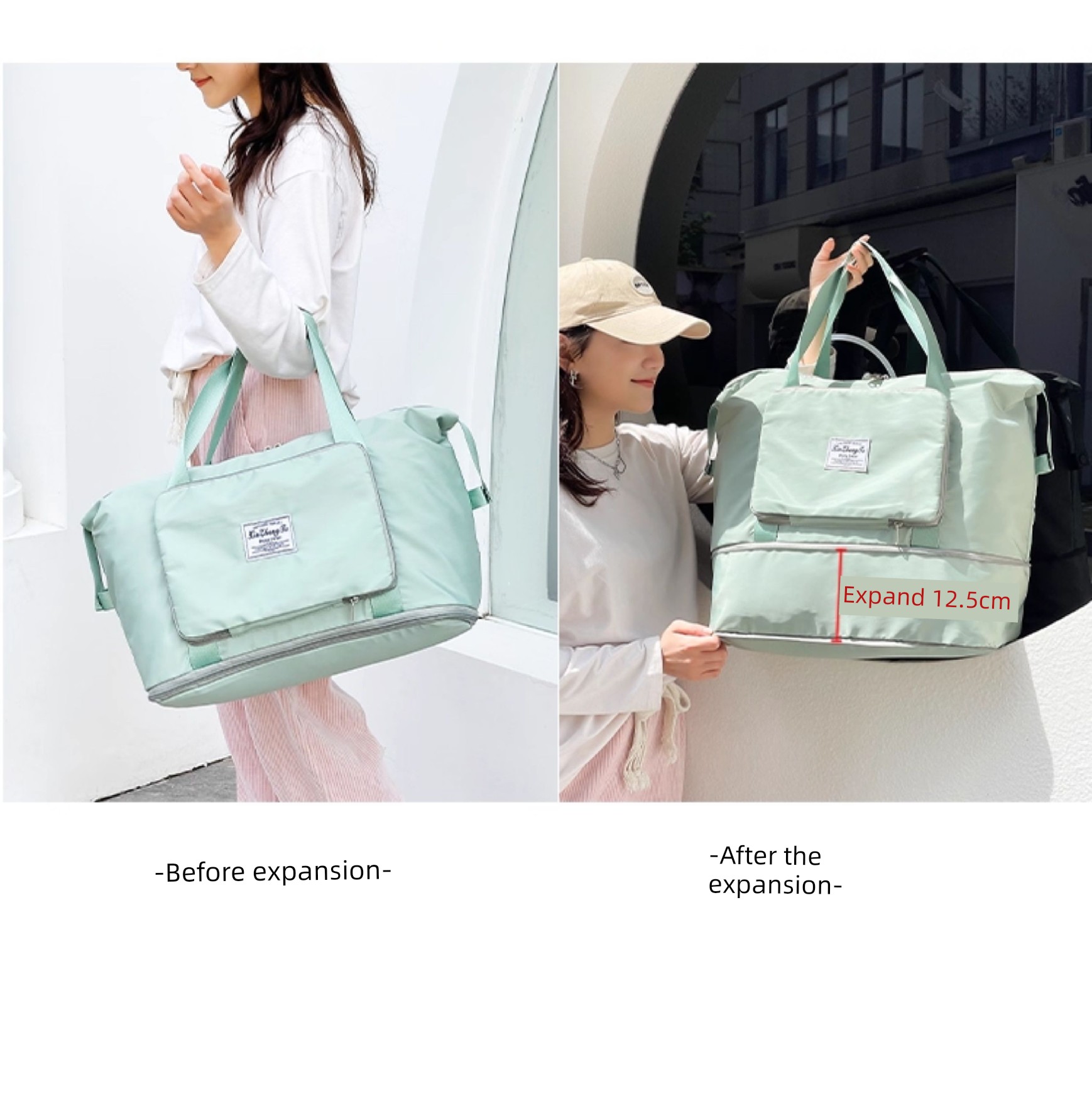 Maternity Special for Maternity Cosmetics Bag Large Capacity Lightweight Short Distance Folding Travel Bag Satchel Luggage Bag for Children — 8