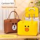 Cartoon bag travel bag storage handbag large capacity children's duffle bag trolley bag luggage felt bag lightweight