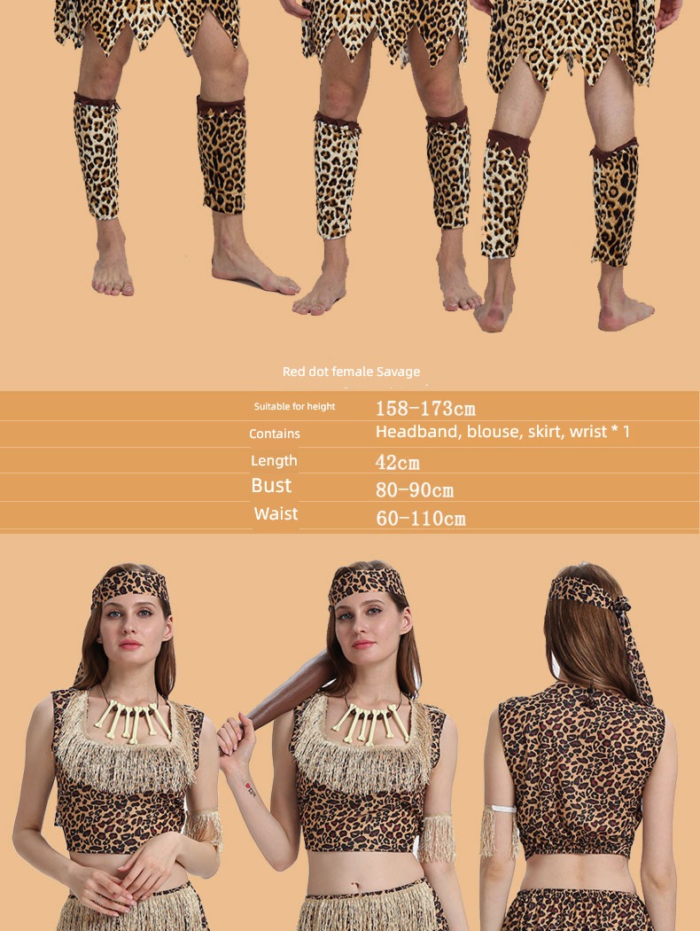Women's money Indigenous people Africa original Halloween clothing