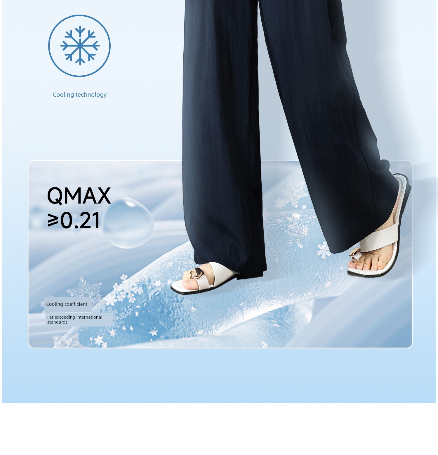 Maternity Premium Wide-Leg Pants Summer Thin Lyocell Cool Linen Casual Pants Ice Silk Draped Maternity Trousers — 6