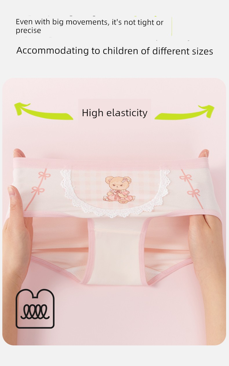 Girl Underwear Pure Cotton Briefs New Arrival Girls' Cotton Class a Baby Girl Kids Boxer Shorts Girls' Pants — 16