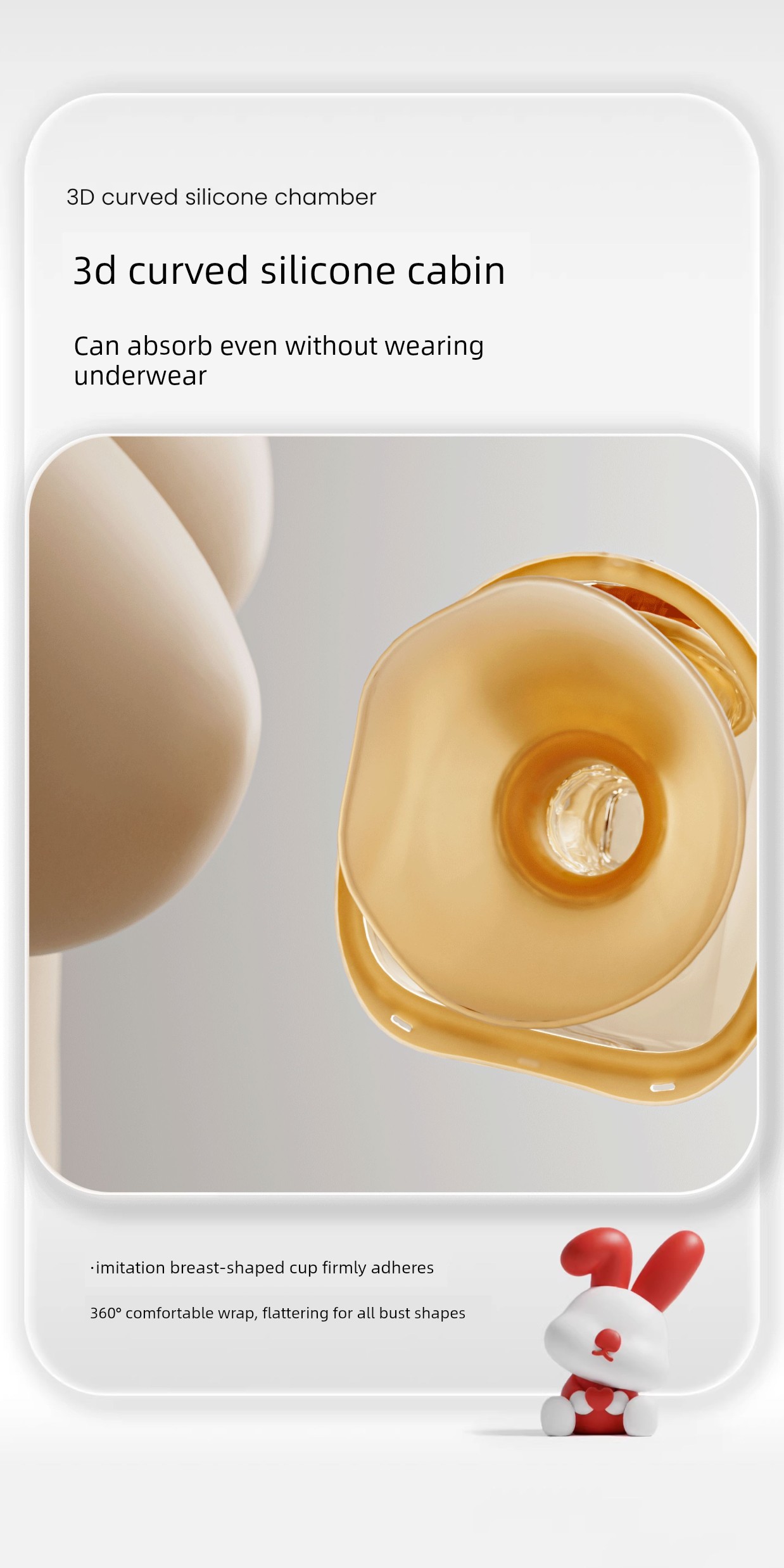 [Unlock New Breast Pumping Positions] Xinbei Hands-Free Three-Way Suction Type Suitable for 8782/8132 Suction Accessories — 3