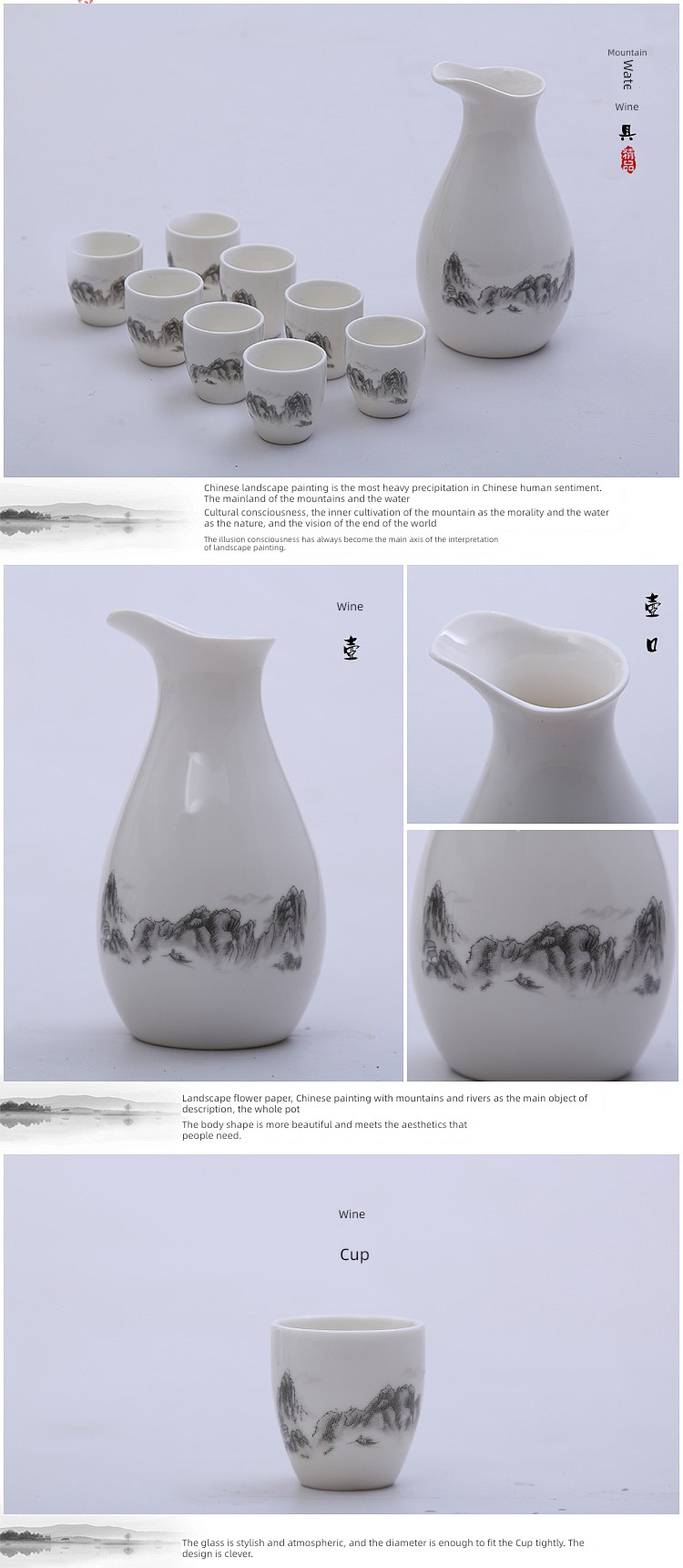 Cihengtang Small wine pot to fake something antique ceramics