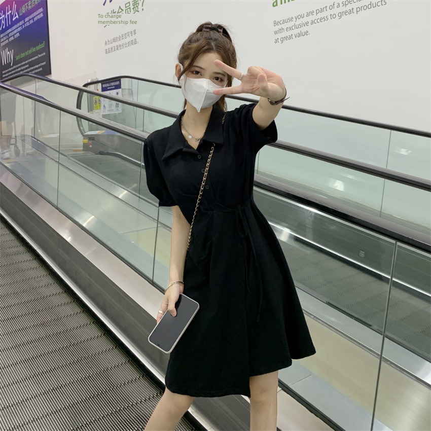 polo Minority Sense of design Dress Fast fashion Women's wear