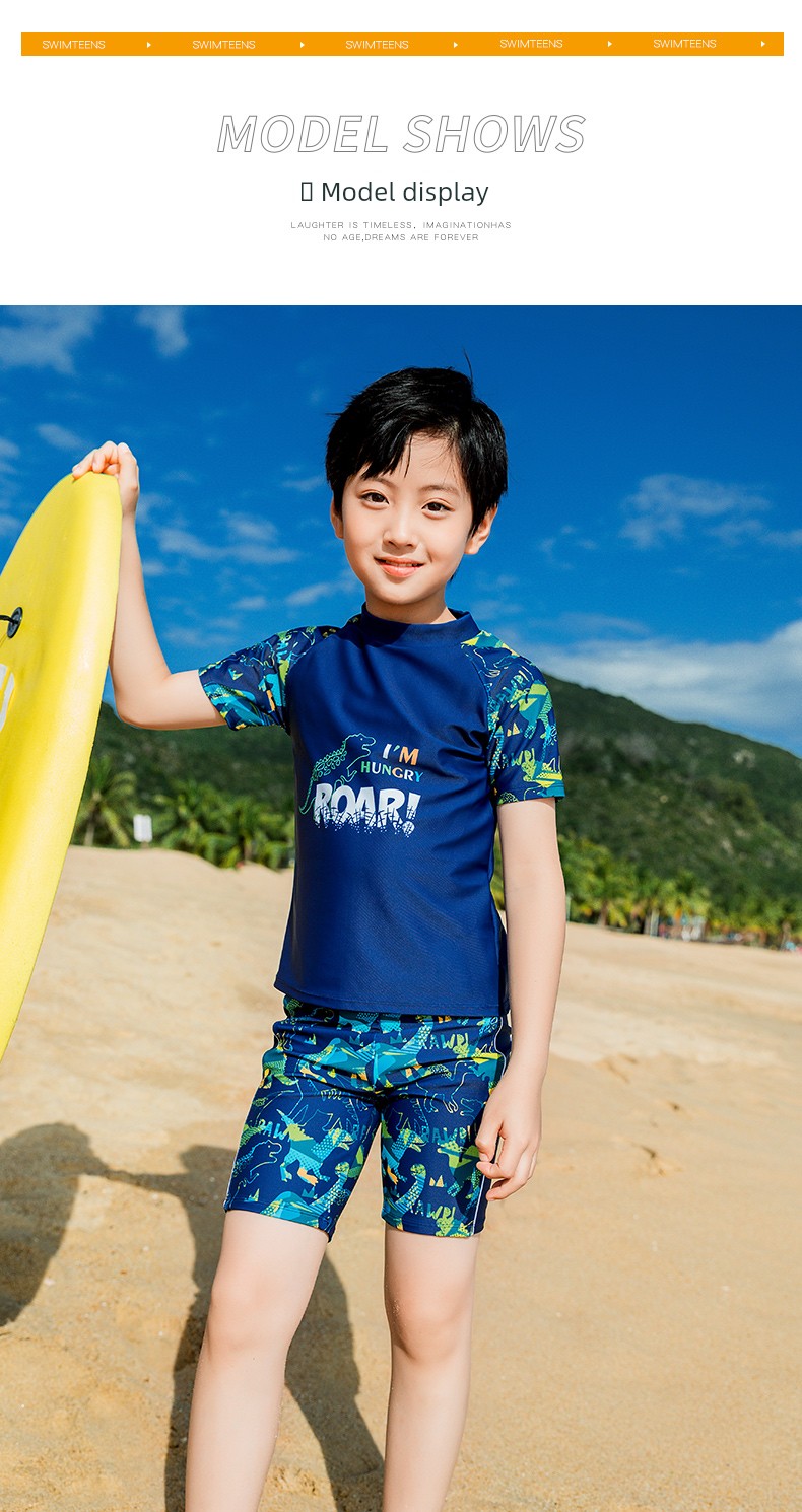 361 Kidsren's Swimsuit Boys' Split Swimsuit 2026 New Summer Swimsuit for Middle and Large Kidsren — 8