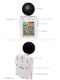 Taiwan Hengxin AZ87783 WBGT heat index heat stroke temperature and humidity meter black ball wearable temperature heat protection