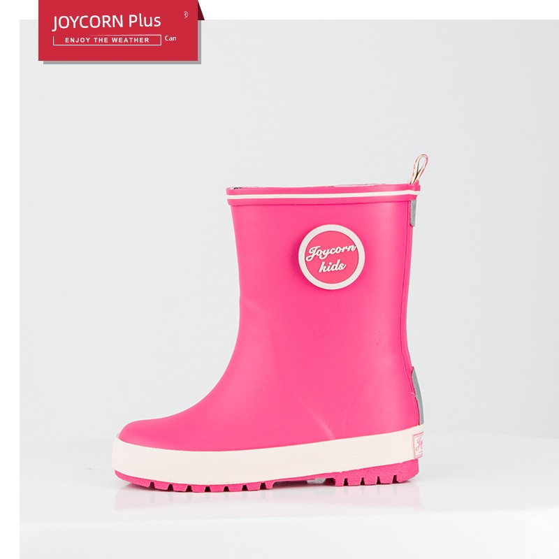 Joycorn plus Rain Boots Baby Rain Boots Waterproof Boys' and Girls' Rubber Shoes Children's Non-Slip Water Shoes Outdoor — 3