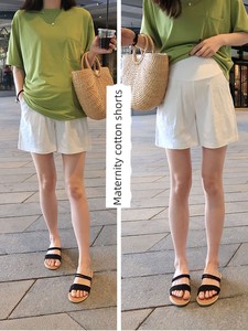 Shorts for Pregnant Women Summer Thin Pregnant Women's Pants Outwear Fashion Loose Safety Pants Leggings Maternity Summe