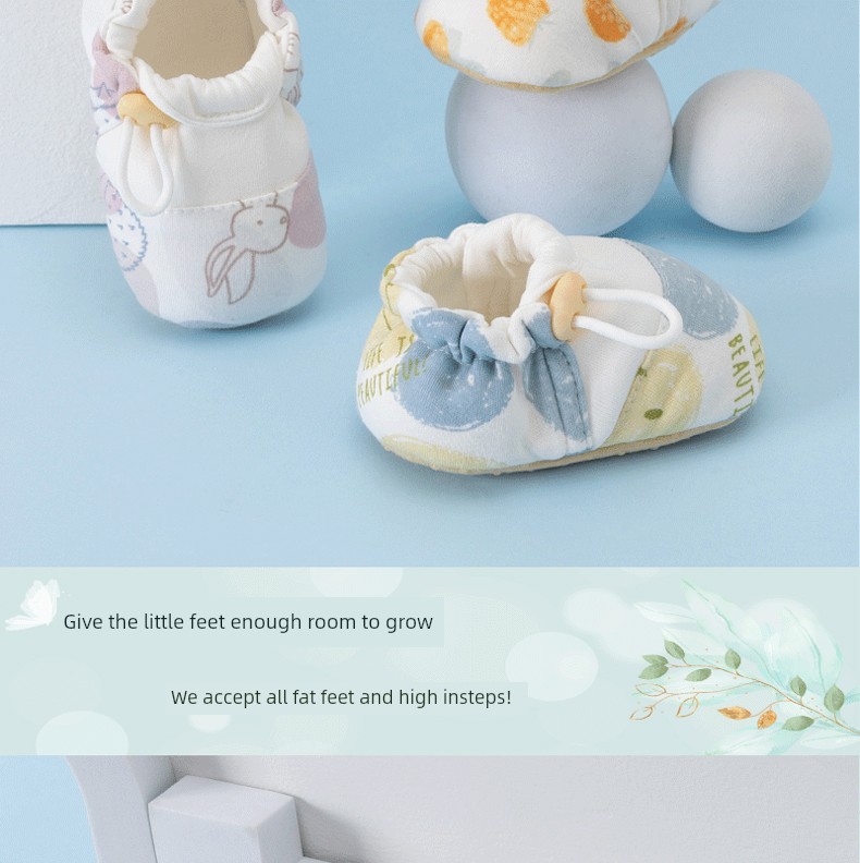 Beitais Infant Foot Covers, New Spring and Autumn Style Newborn Shoes, Soft-Soled Indoor Walking Shoes for Small Infants, Size S — 3