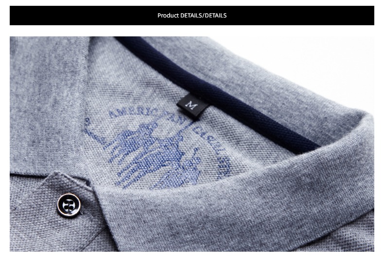 golf Collar Long sleeve Body shirt man T-shirt