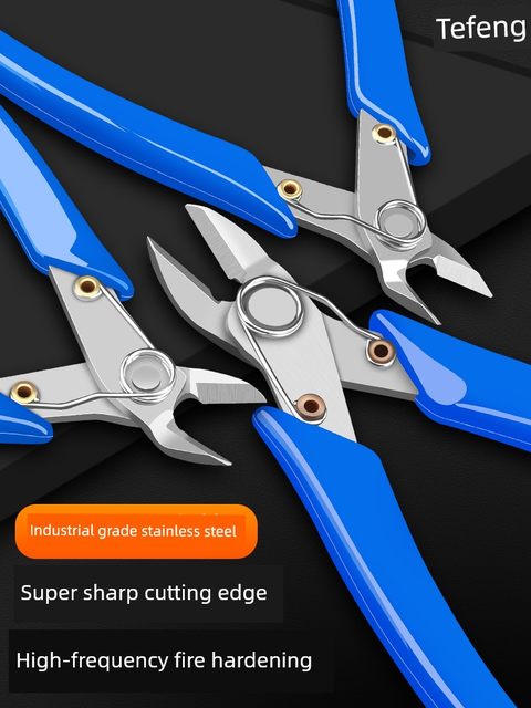 Stainless steel 5-inch water port pliers Gundam model 170 electronic pliers wire cutter mini 4/6-inch oblique port pliers