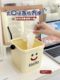Desktop trash can small mini cute high-value storage barrel with pressing circle dormitory living room office wastebasket