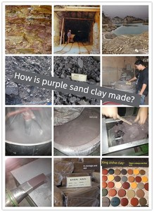 Direct Sales from the Manufacturer: Yixing Raw Ore Purple Clay Teapot Clay Material, Handmade Pottery Clay, Finished Cla