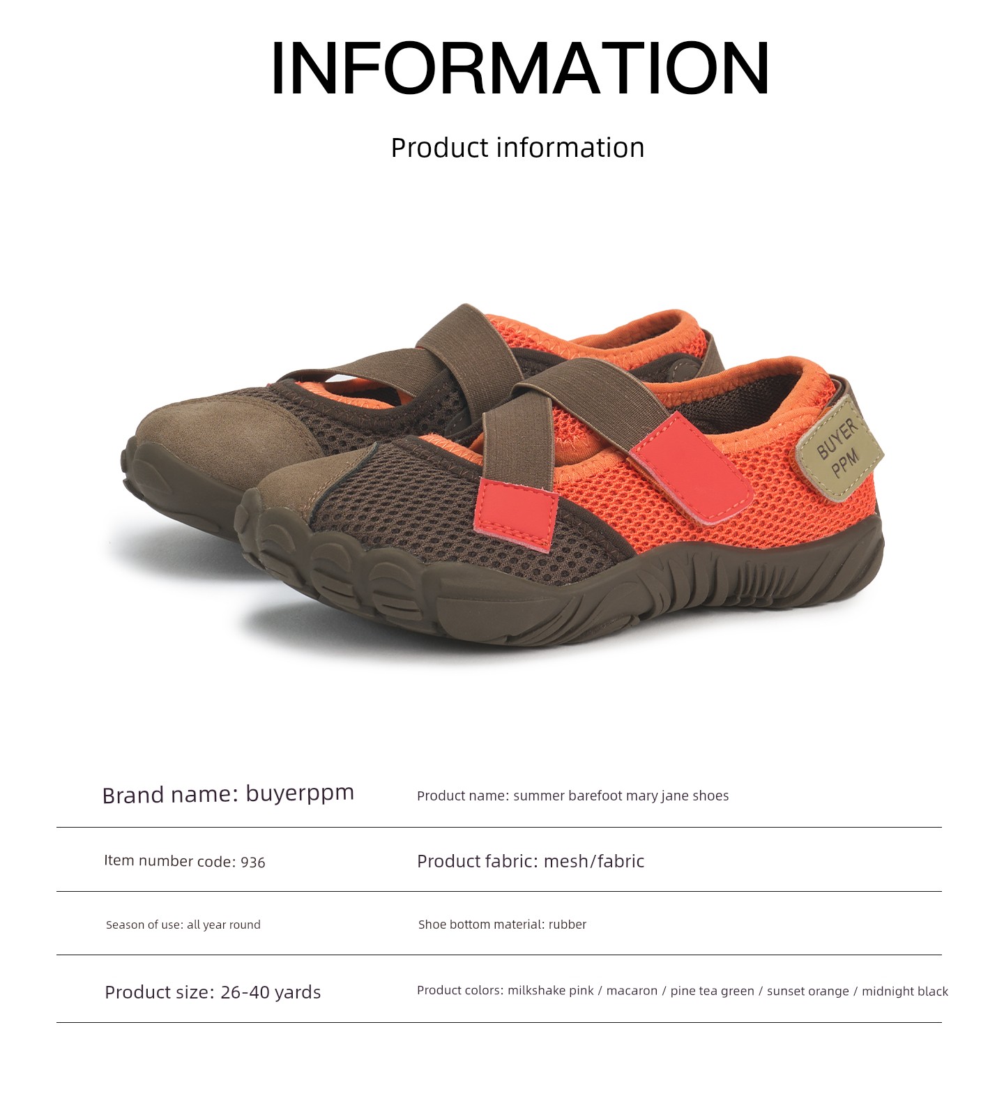 Buyerppm Children's Shoes 2026 Autumn Children's Barefoot Sports Shoes Outdoor Non-Slip Wide Last Children's Shoes Boys' Shoes Girls' Shoes — 3