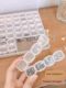 Transparent acrylic anti-oxidation jewelry storage box artifact women's necklace earring earring earrings ring accessories box