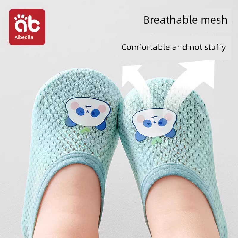 Baby Floor Shoes, Infant Socks, Spring and Autumn Non-Slip, Cold-Proof, Boys and Girls Summer Thin Children's Indoor Walking Socks