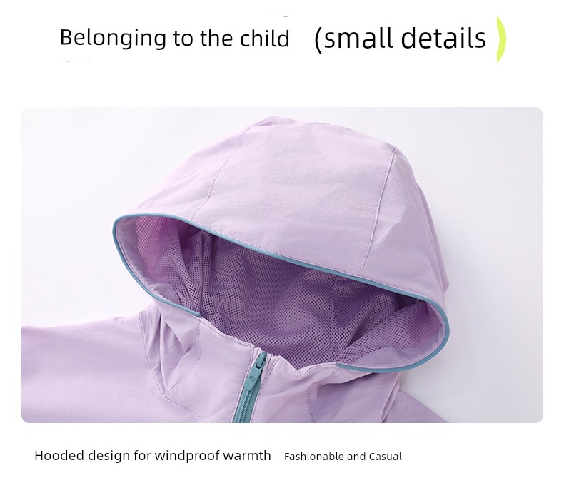 Trendy Children's Autumn Sports Jacket for Older Kids, 2026 New Model, Boys and Girls Spring and Autumn Hooded Top — 14