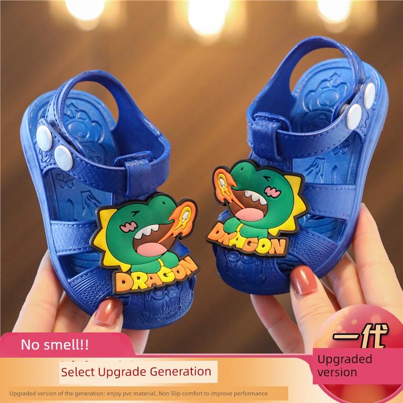 Children's Plastic Non-Slip Soft Bottom Summer Closed Toe Sandals — 4