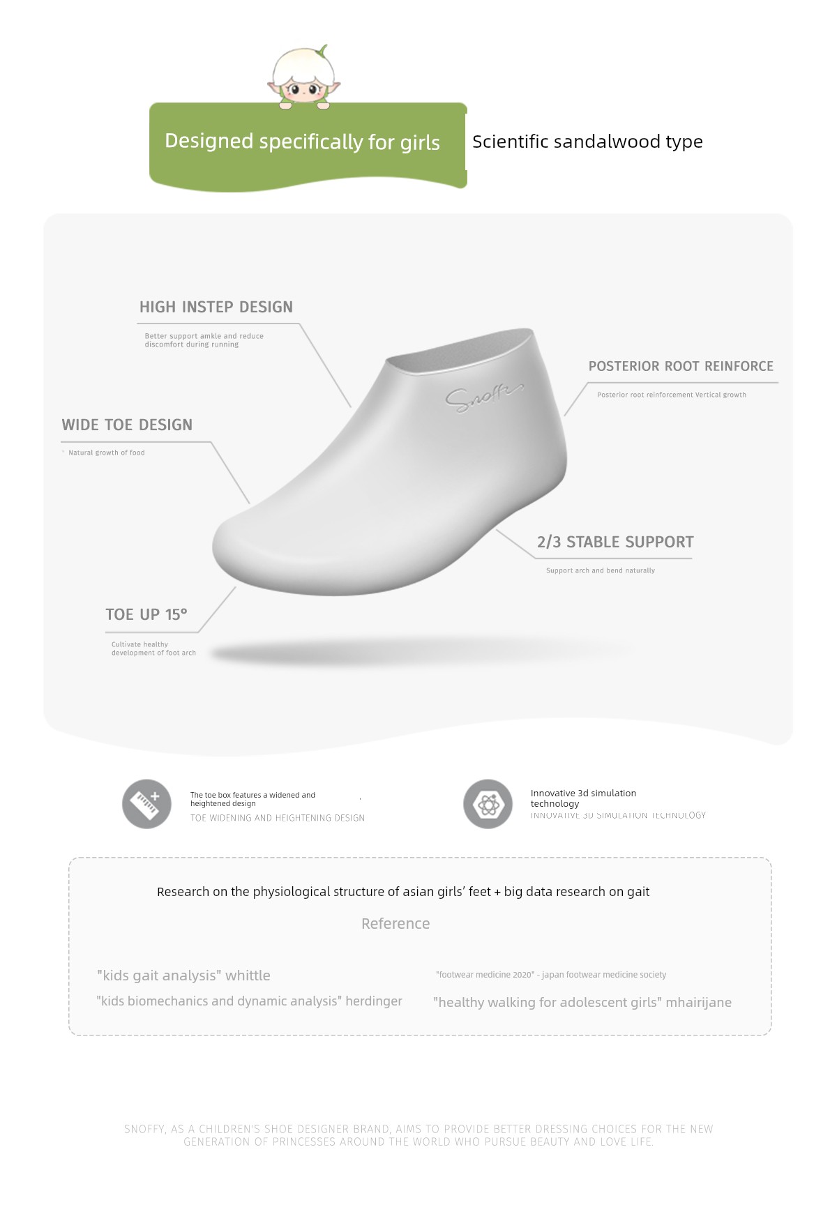 Back-To-School Season｜Snafe Girls' White Sneakers with Star Design, New Autumn Model, Children's Soft-Soled Lightweight Student Casual Shoes — 6