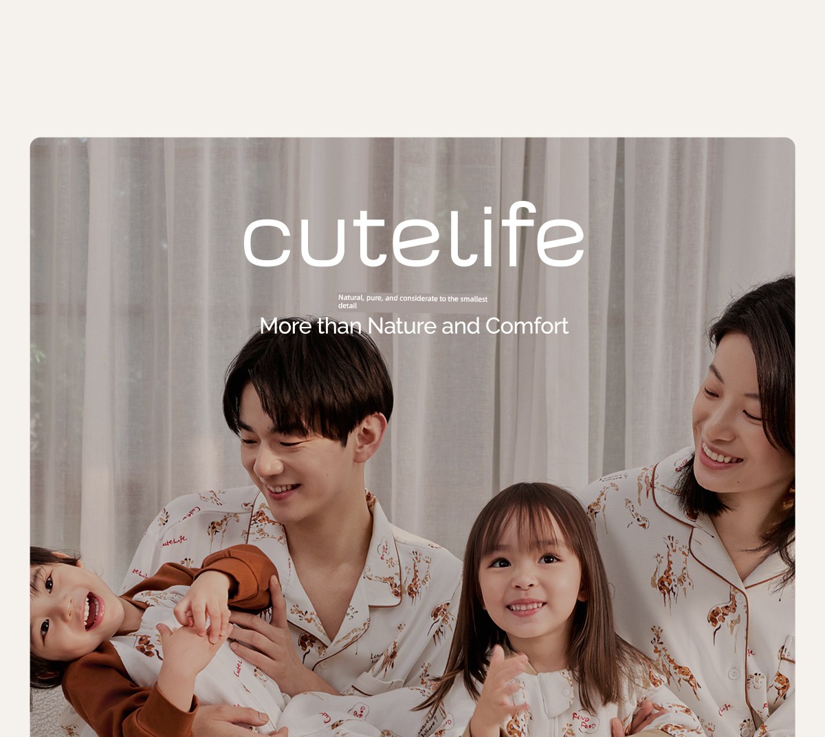 Cutelife Women's Bamboo Cotton Pajamas Suit Confinement Clothing — 45