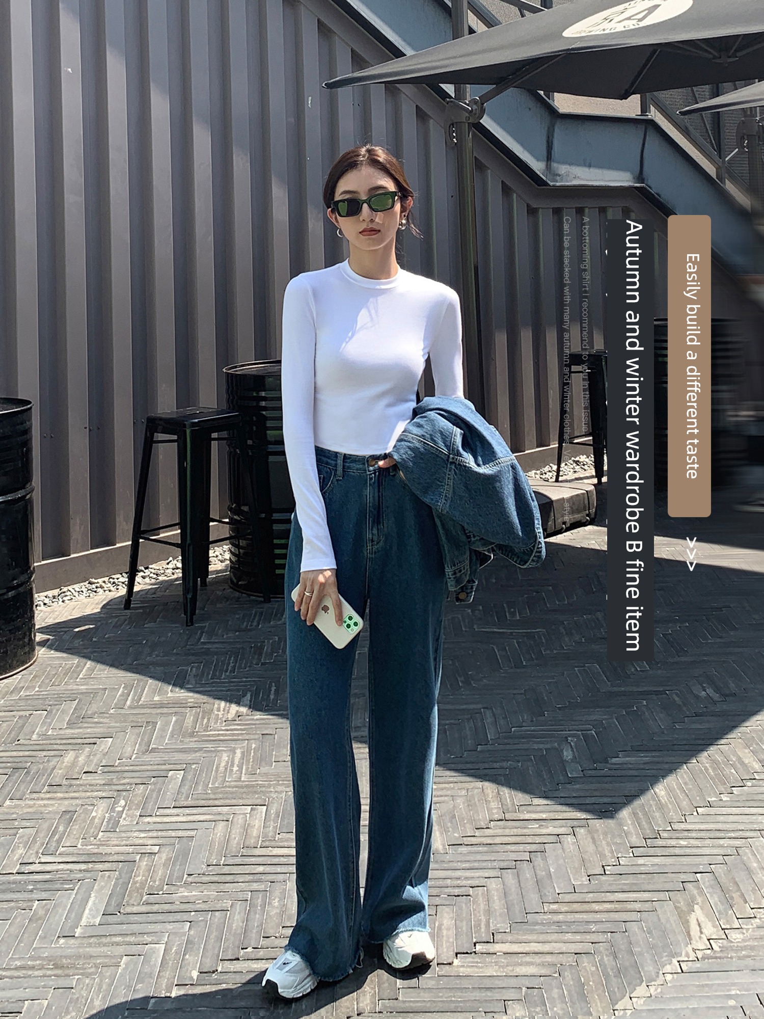 MULVAN Self-cultivation Versatile Long sleeve jacket Undershirt