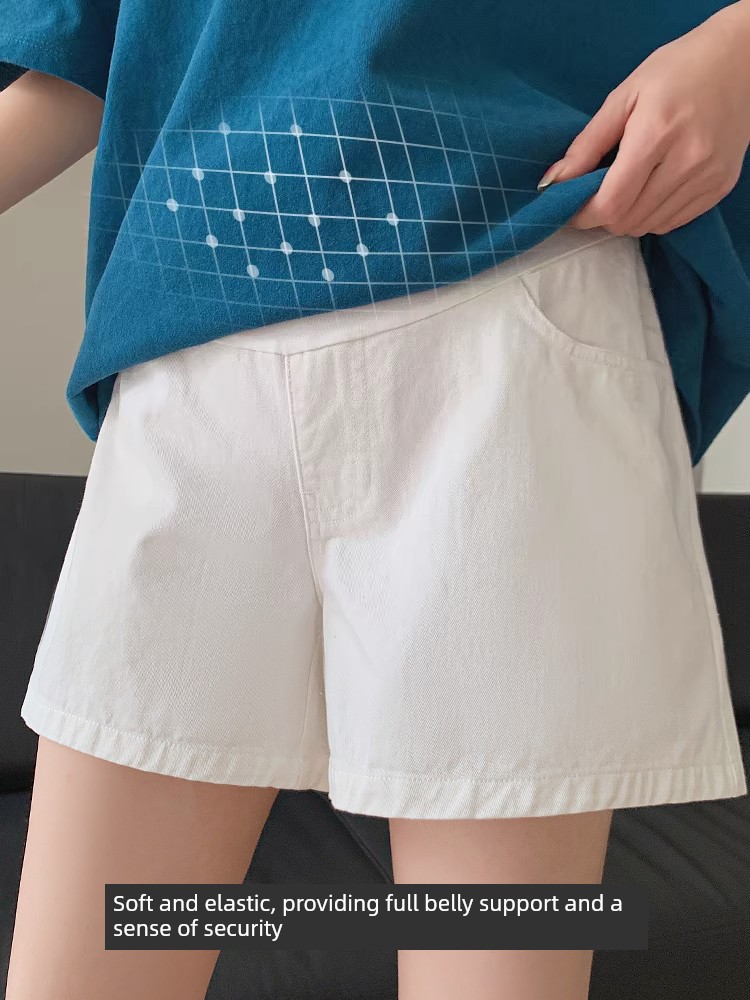 Summer Outwear Thin Pure Cotton Shorts for Pregnant Women — 5