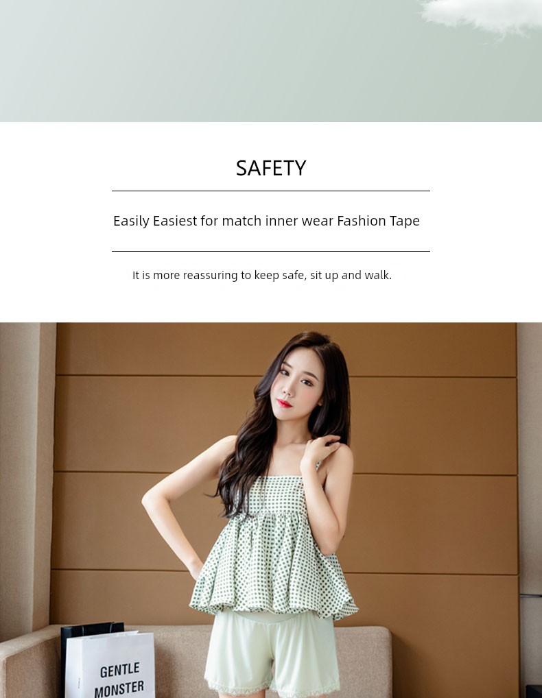 Ice Silk Shorts Fashion Tape Loose Low Waist Summer Clothes for Pregnant Women — 5