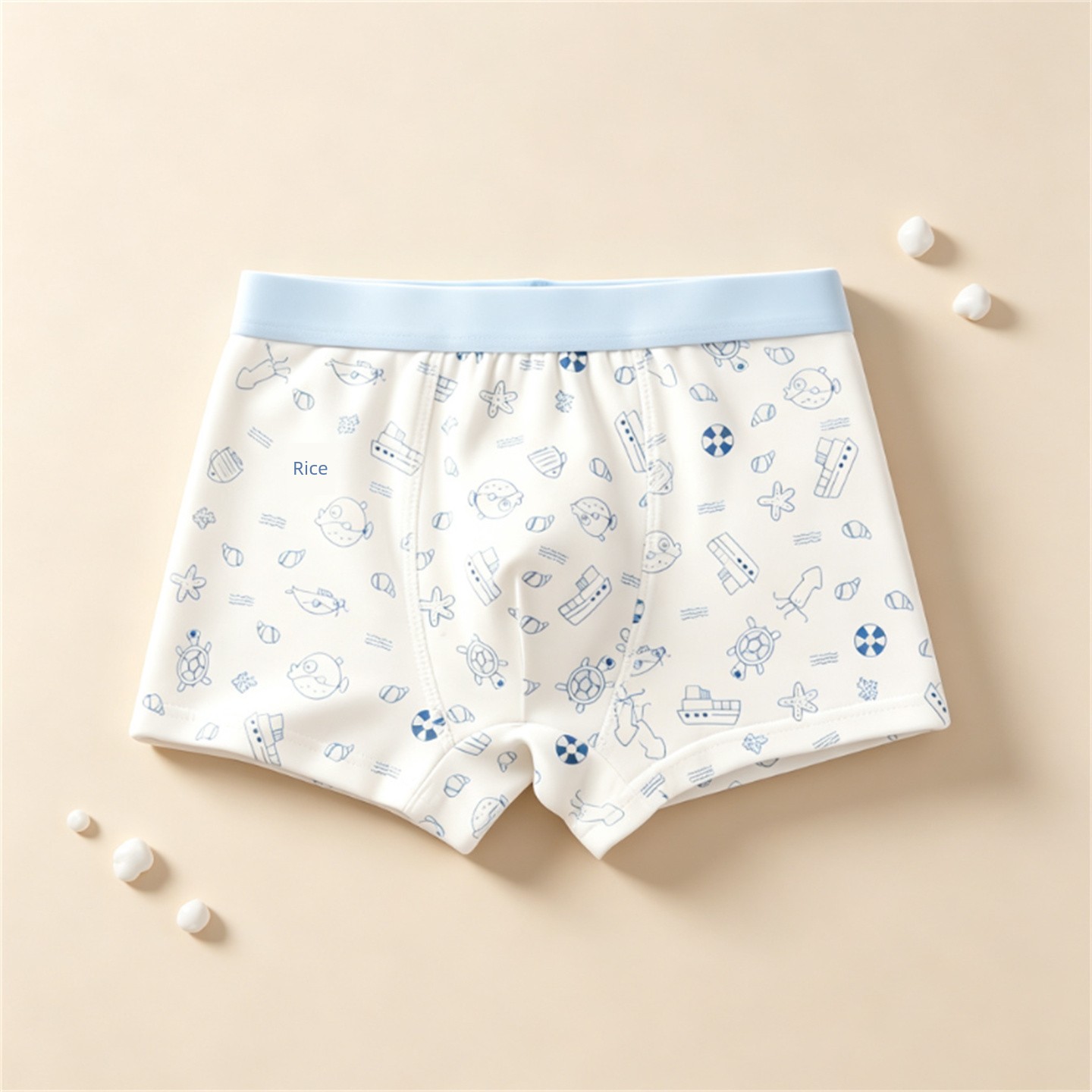 Children's Cotton Boxer Briefs for Boys, Kids' Shorts, Boys' Underwear, Toddler Boys' Four-Corner Briefs, Class A, Thin — 4