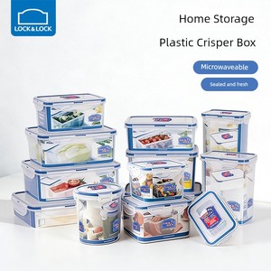 Locknlock Plastic Food Storage Containers, Refrigerator Storage Boxes, Special Lunch Boxes, Fruit Bento Boxes, Sealed Mi