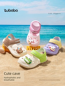 Pig Daddy Kidsren's Sandals Summer Girls 1-3 Years Old 2 Infants 2026 New Boys Anti-Slip Baby Sandals
