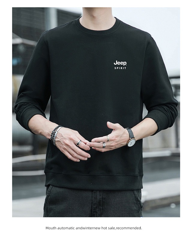 Jeep jeep autumn Round neck Condom leisure time Sweater