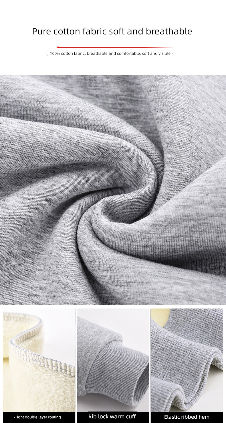 Big size Plush thick clothing keep warm loose coat Long sleeve Sweater