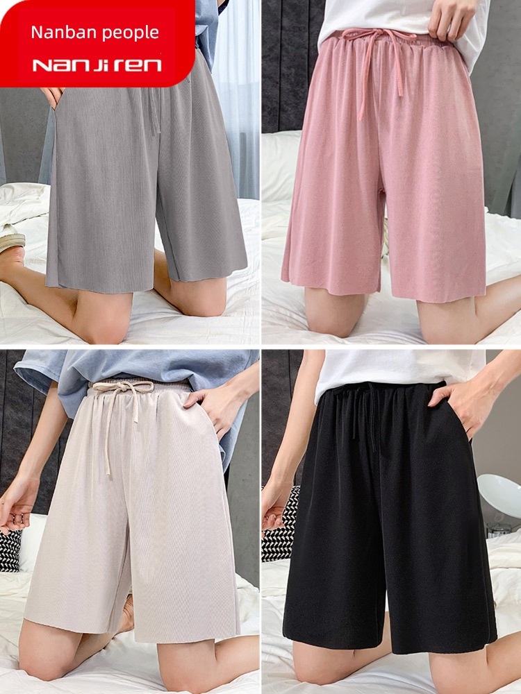 NGGGN Ice silk spring and autumn winter leisure time motion shorts