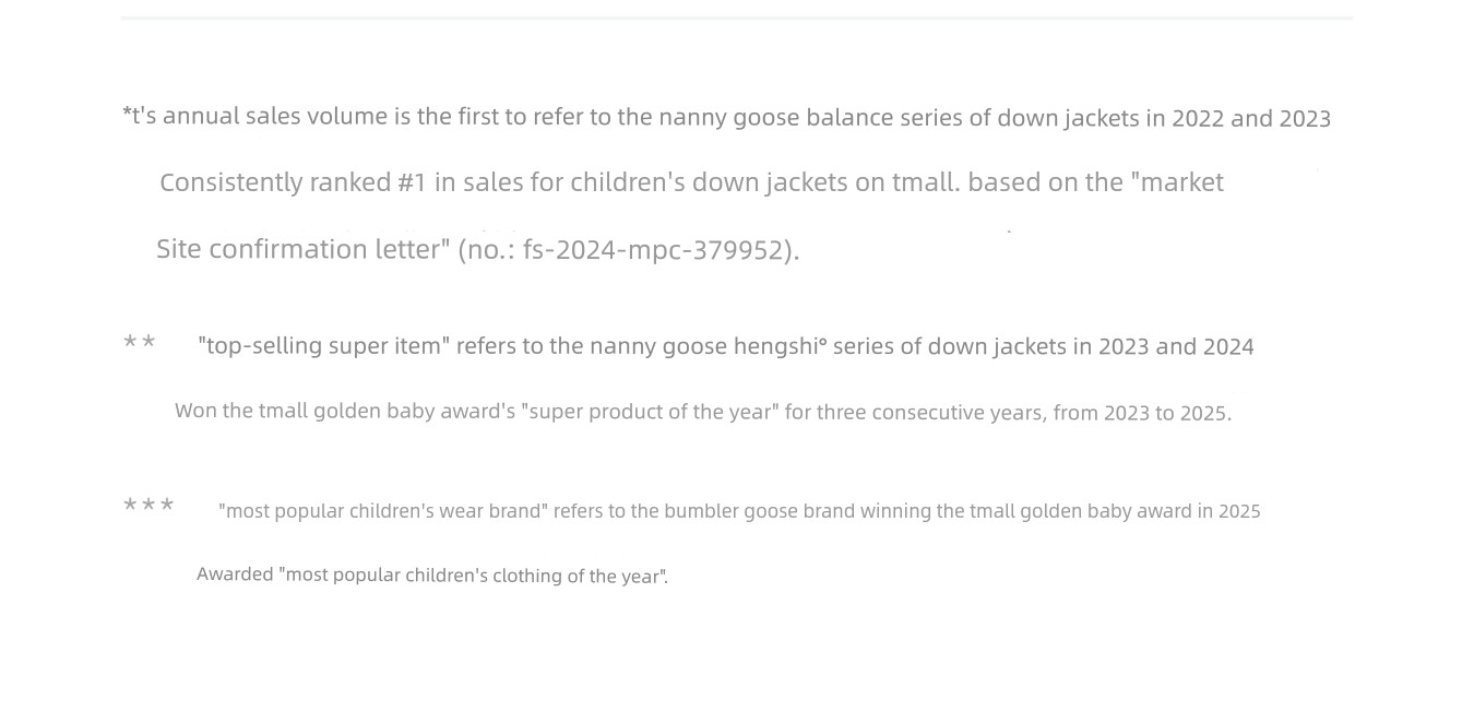 Nanny Goose Mid Length Long Length Face Care Thickened Children's down Jacket — 6