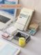 Desktop storage box Acrylic cosmetics snacks transparent basket Skin care products Facial mask Dormitory sorting storage rack
