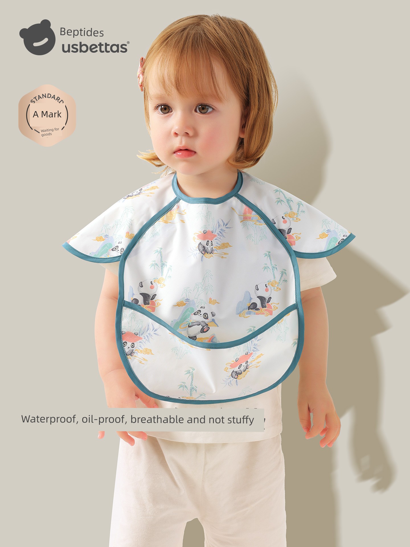 Babies' Baby Food Supplement Sleeveless Summer Eating Bib — 2