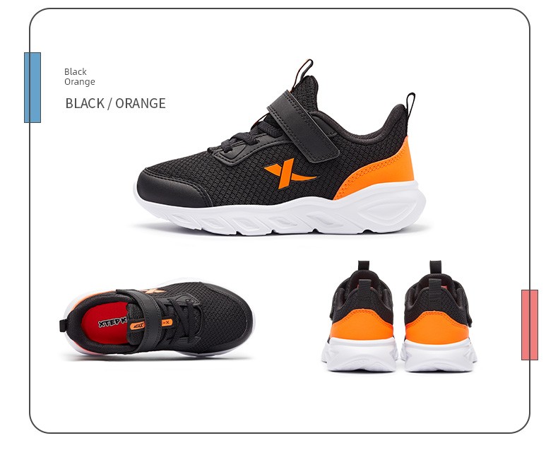 Cloud Running | Xtep Kids 2026 Autumn New Girls' Mesh Running Shoes Children's Boys' White Sneakers Sports Shoes. — 34