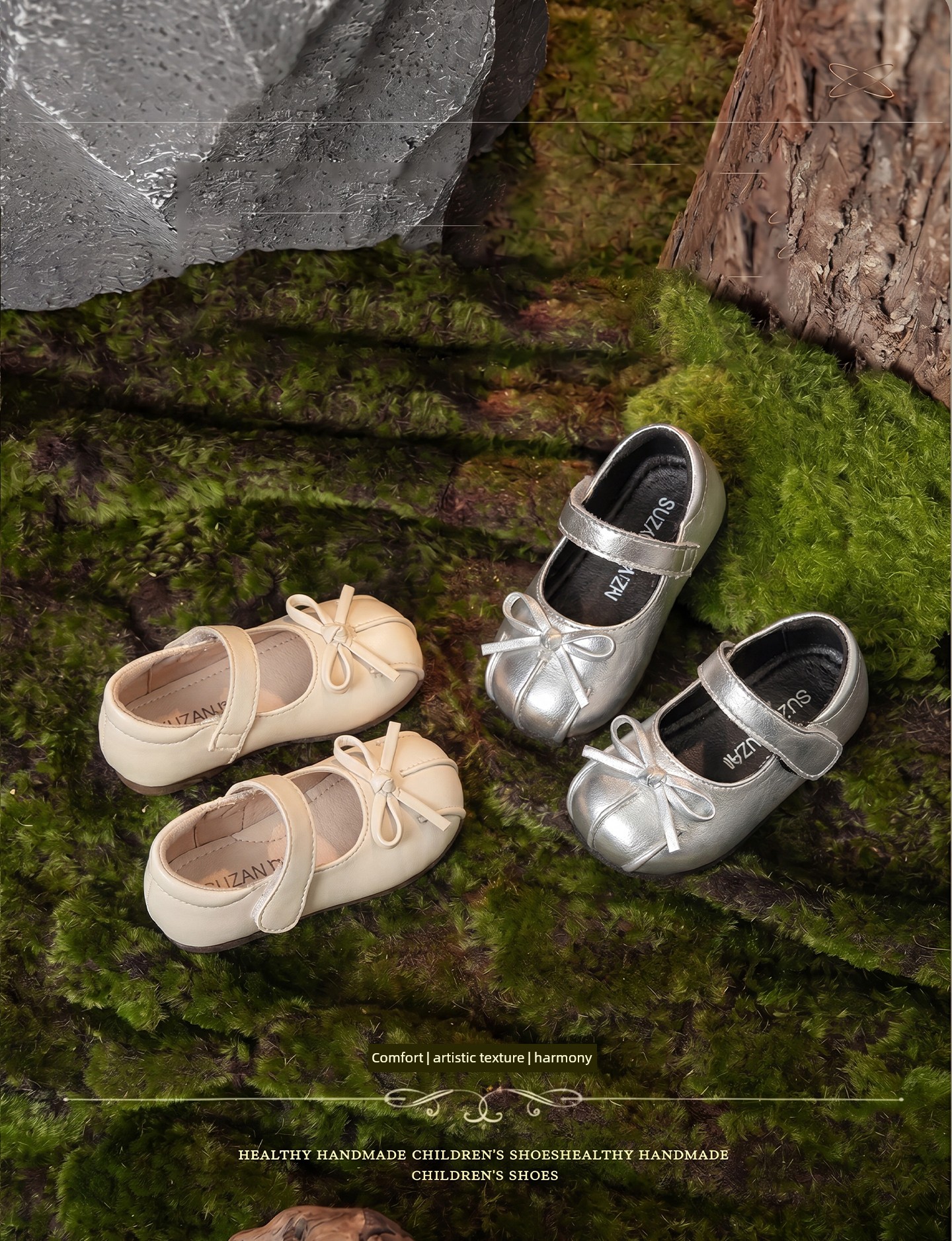Jq Jingqi Baby Girl Mary Jane Toddler Leather Shoes with Bow, Lightweight Soft-Soled Non-Slip Princess Shoes for Infants and Toddlers — 2