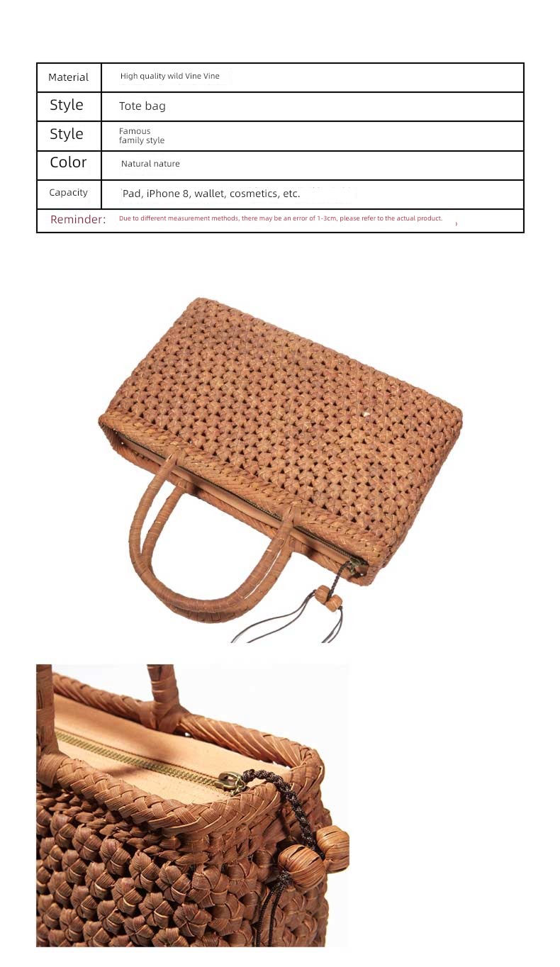 Vitis amurensis Rattan weaving Export Japan Italy handbag