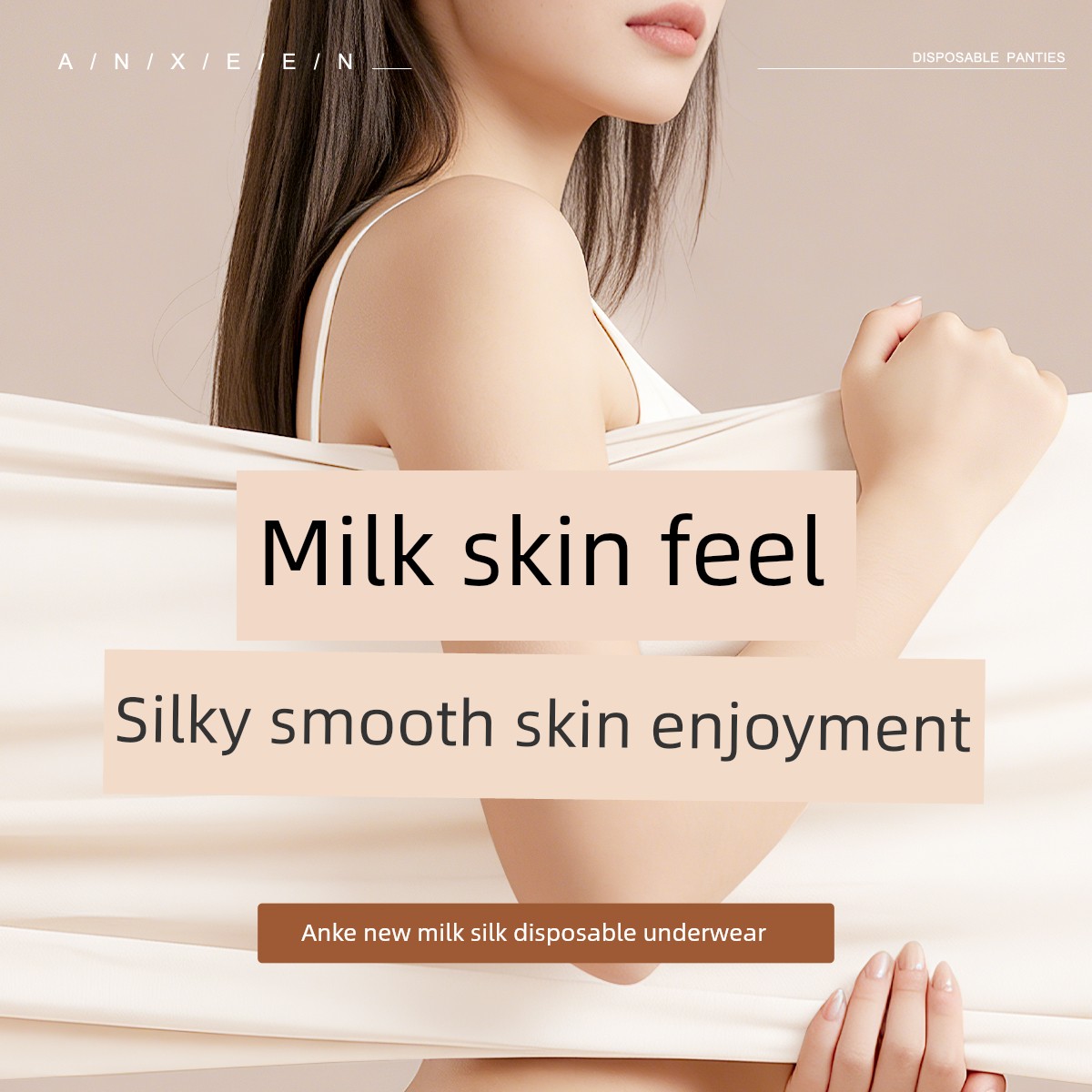 Ankexin Milk Silk Disposable Underwear for Pregnant Women, Daily Use, Portable, Individually Packaged — 2