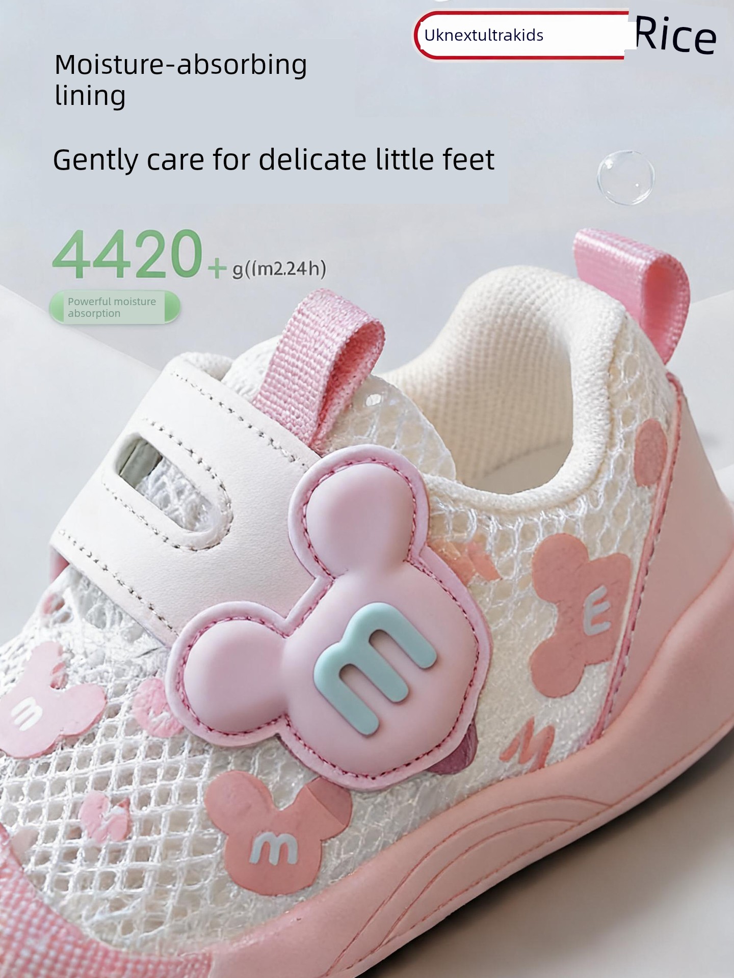 British Nu Baby Toddler Shoes for Girls, Spring and Autumn Functional Shoes for One-Year-Old Children, Soft-Soled, Breathable, Non-Slip for Infants and — 4
