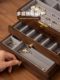 Fanhan Wooden jewelry box with lock Jade Jade bracelet Gold jewelry box Luxury high-end hand jewelry storage box