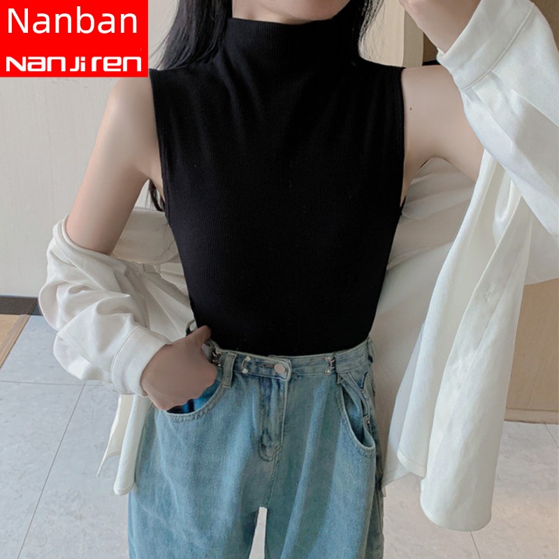 keep warm Underwear Sleeveless T-shirt With chest pad Undershirt