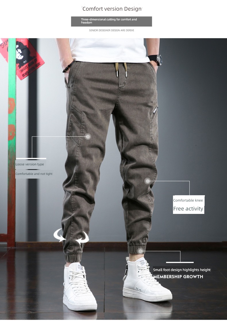 Spring and Autumn solar system Straight cylinder easy man Jeans