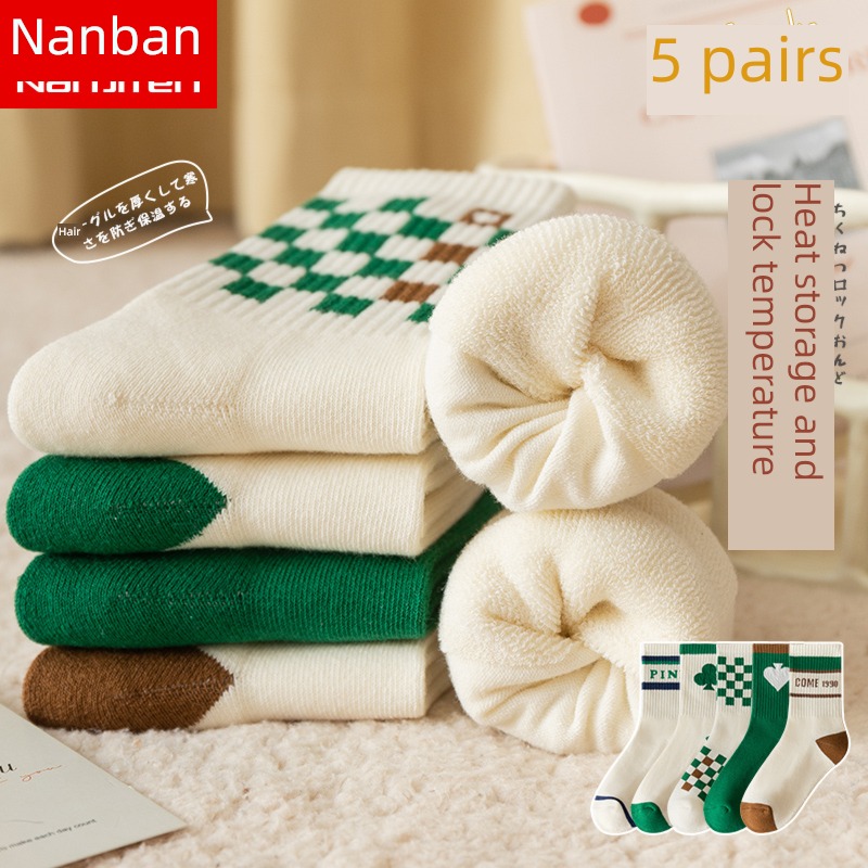 Hosiery children keep warm towel floor sleep winter Socks