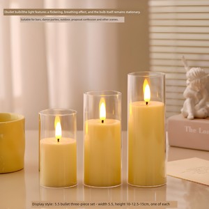 Led Simulated Electronic Candle Light, Wedding Photography Decoration, Romantic Candlelight, Birthday Simulated Candle A