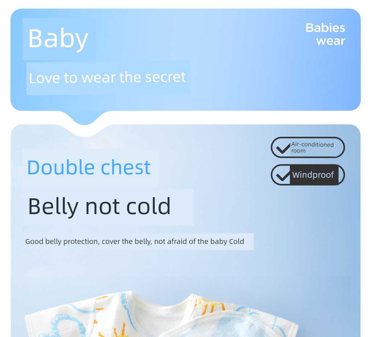 Baby Baby Thin Newborn Breathable Summer Clothing Onesie — 13